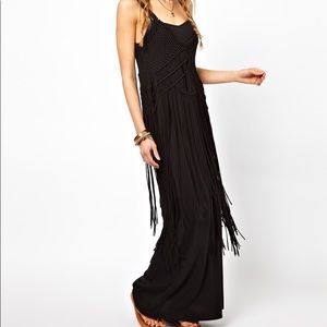 Ralph Lauren Maxi dress with fringe detail